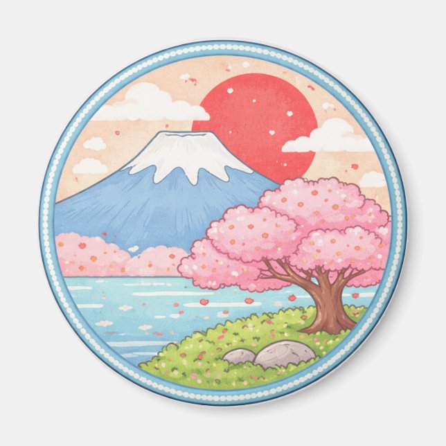 Japan's Mount Fuji Magnet (Front)