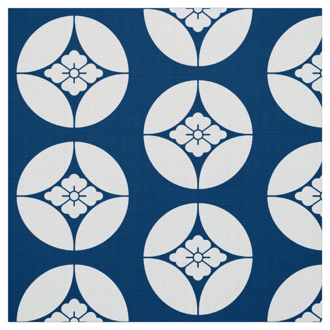 Japanse Pattern Takahashi mon Fabric (Swatch)