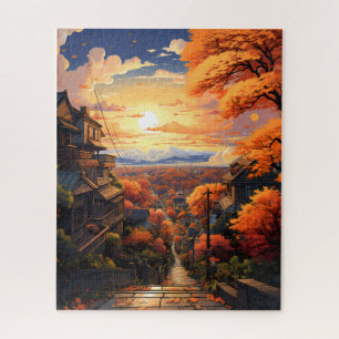 Japon en automne Jigsaw Puzzle