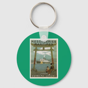 "Japon Extreme-Orient" Messegeries Maritimes Keychain