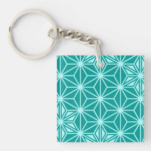 Japonais Asanoha motif - turquoise