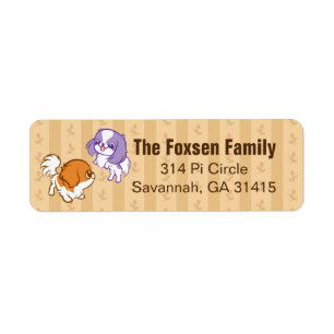 Japonais gambadant Chin de chiots de Kawaii