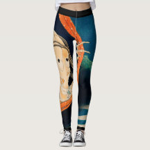 JAPONAIS GHOST IMPRIMER Leggings IMPRIMÉS