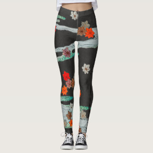 JAPONAIS MOTIF BLACK IMPRIMÉ Leggings