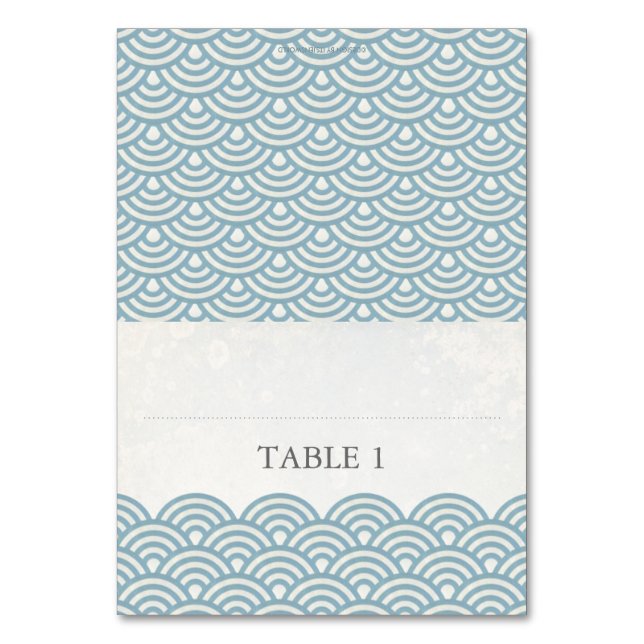 Japonais Seigaiha Paramètre de la carte Place Fold (Par défaut)