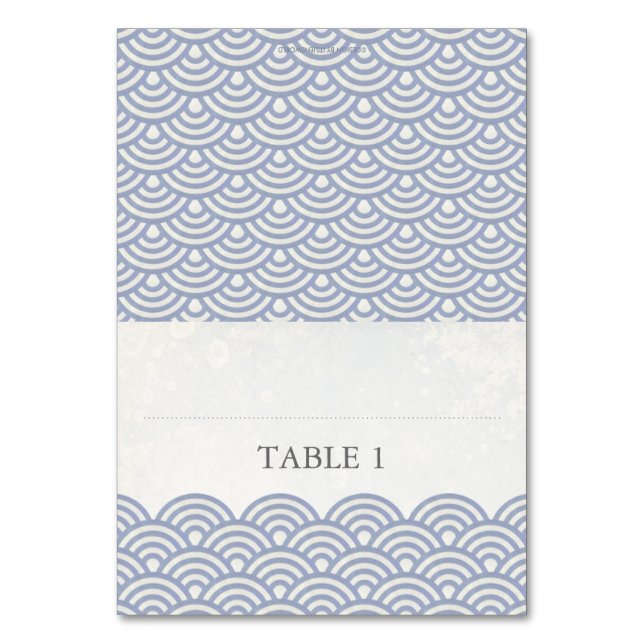 Japonais Seigaiha Paramètre de la carte Place Fold (Par défaut)