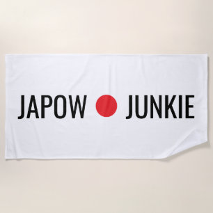 Japow Junkie Beach Towel
