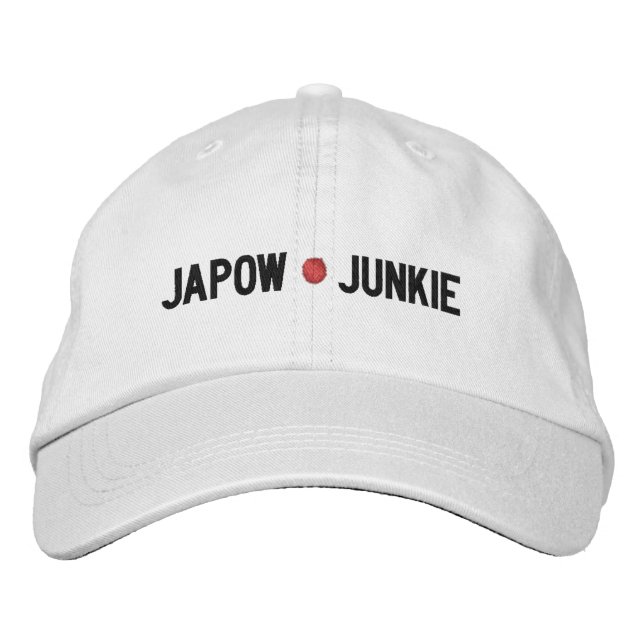 Japow Junkie  Embroidered Hat (Front)