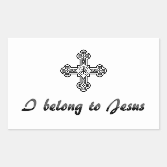 J'appartiens à Jesus Sticker (Devant)