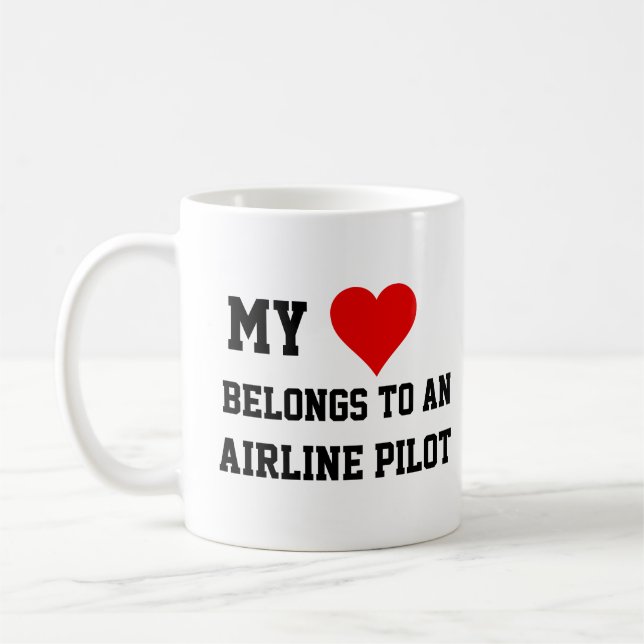 J'Appartiens À Une Mug De Pilote Aérien (Gauche)
