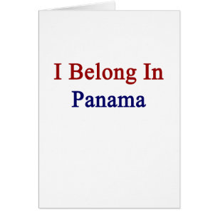 J'appartiens au Panama
