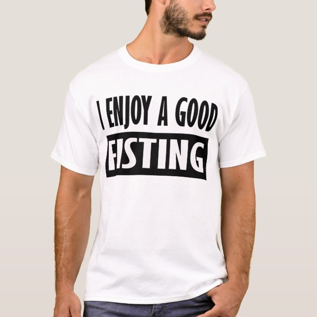 J'Apprécie Un Bon Poing — T-Shirt (Devant)
