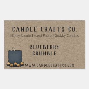 Jar Candle Country Custom Scent Business Label
