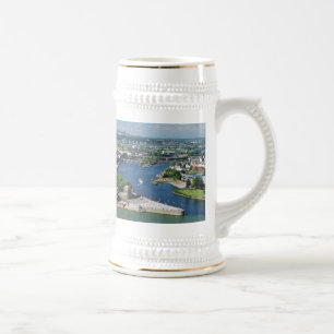 Jar German corner in Koblenz Beer Stein