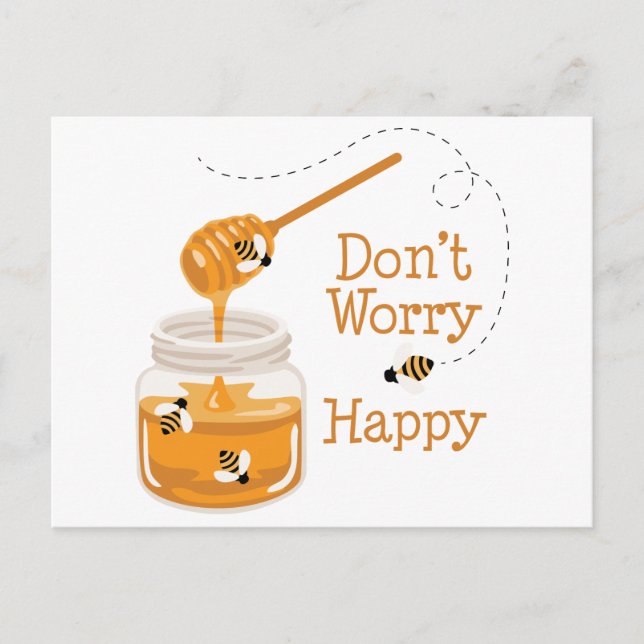 Jar of Honey Postcard (Front)