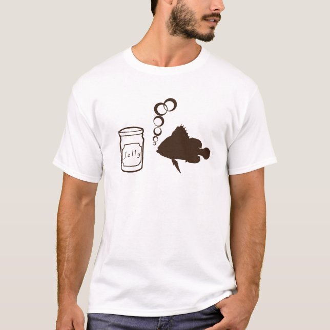 jar of jelly and fishes makes jelly fish T-Shirt (Front)
