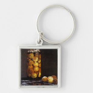 Jar of Peaches Keychain