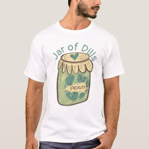 Jar of Pickles Dill Green Food Lover T-Shirt