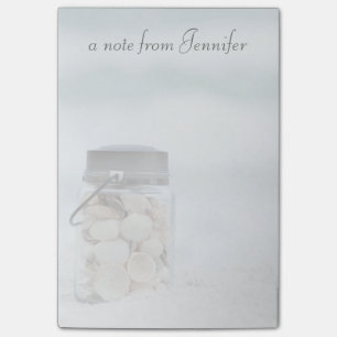 Jar Of Seashells On The Beach   Florida Post-it Notes