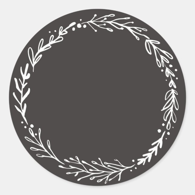 Jar / Spice Blank Sticker Label IIB (Front)