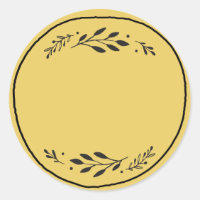 Jar / Spice Blank Sticker Label III
