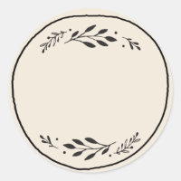 Jar / Spice Blank Sticker Label III