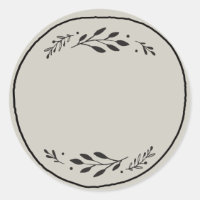 Jar / Spice Blank Sticker Label III