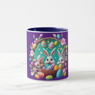 jar with a nice easter rabbit. mug