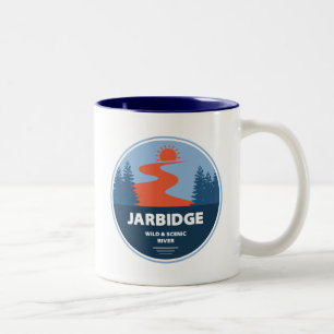 Jarbidge Wild And Scenic River Idaho Two-Tone Coffee Mug