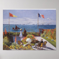 Jardin a Sainte-Adresse by Claude Monet