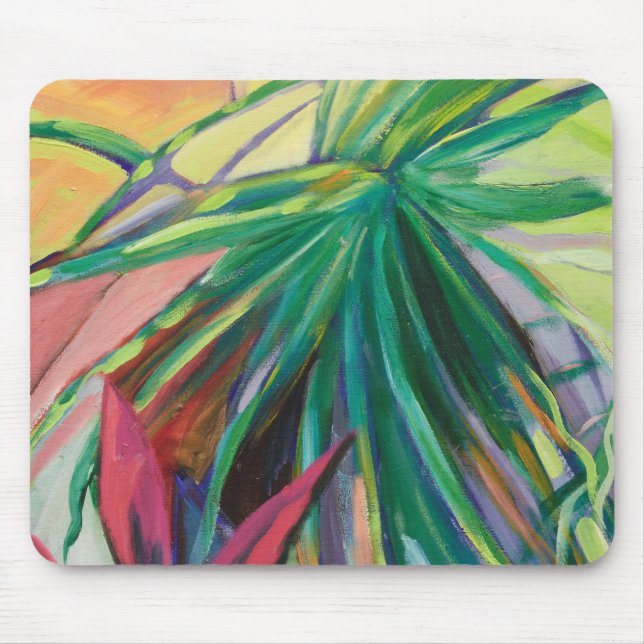 Jardin Abstracto I Mouse Pad (Front)