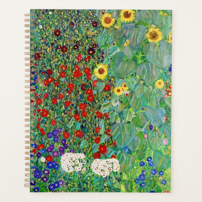 Jardin Agricole Gustav Klimt Avec Peinture De Fleu (Devant)