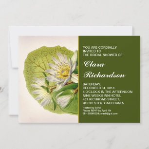 jardin blanc lily nuptiale invitation douche nupti