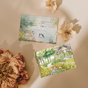 Jardin Bohème Fleur Sauvage   RSVP de mariage