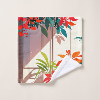 Jardin botanique lumineux à la porte