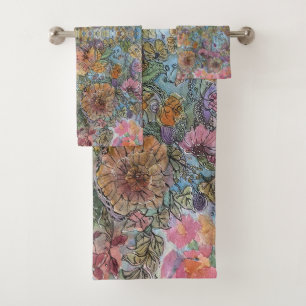 Jardin Chic Fleur Chic Shabby peinture aquarelle