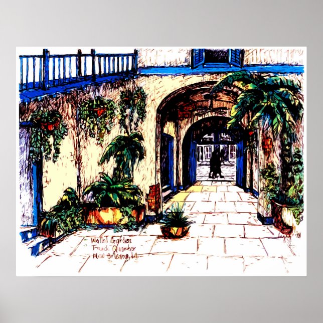 Jardin clos - Poster (Devant)