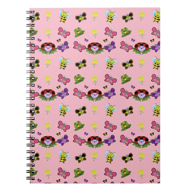 Jardin coloré Carnet spiral (Devant)