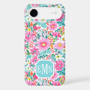 Jardin coloré magnifique avec monogramme