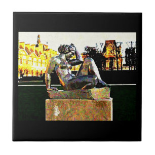 Jardin D' Tuilleries Painting Tile