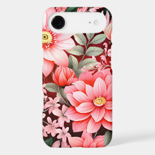 Jardin de fleurs botaniques vintage en fleurs