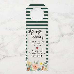 Jardin De Fleurs Bottle Tag
