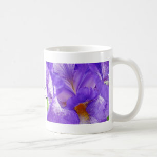 Jardin de fleurs d'Iris Tasse à café Mug cadeaux V
