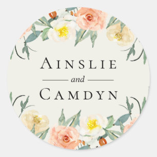 Jardin De Fleurs Personalized Sticker