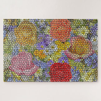 Jardin de fleurs photo Mosaic Jigsaw Puzzle