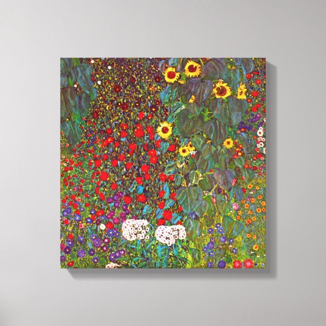 Jardin de la ferme Gustav Klimt avec Toile de Tour (Recto)