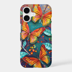 Jardin de papillons en collage - Art de la nature 