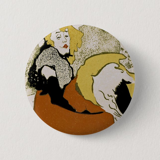 Jardin de Paris 2 Inch Round Button (Front)