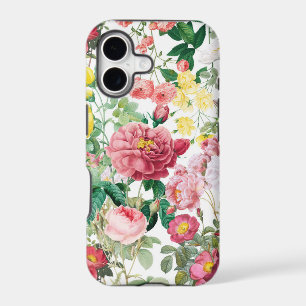 Jardin de printemps vintage roses florales