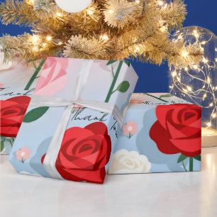 Jardin de Roses Anciennes - Papier Cadeau
